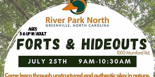 Forts and Hideouts at River Park North 