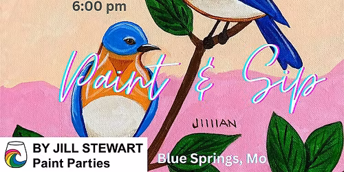 Bluebirds Paint Party