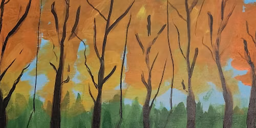 Enjoy a fun fall inspired \u201cAutumn Leaves\u201d paint and sip painting event.