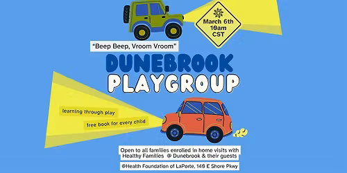 Dunebrook Playgroup: Beep Beep, Vroom Vroom *PRIVATE*