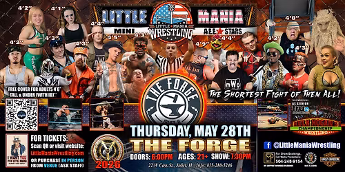 Joliet, IL - Little Mania Mini Wrestling @ The Forge