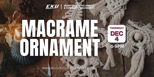 Macrame Ornament