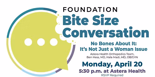 Bite Size Conversation: No Bones About It - It's Not Just a Woman Issue