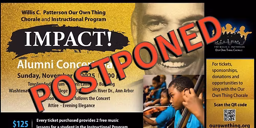 IMPACT! An Alumni Concert Gala honoring Dr. Willis C. Patterson