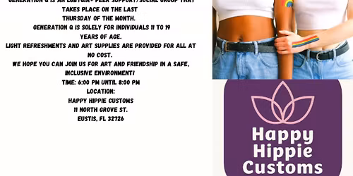 Generation Q, LGBTQlA+ Youth Group\/Meet-Up