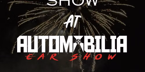 Fireworks at Automobilia Car Show
