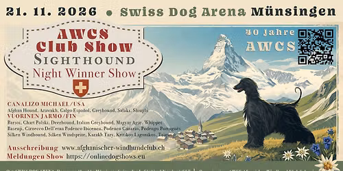 SIGHTHOUND NIGHT WINNER SHOW & AWCS CLUB SHOW
