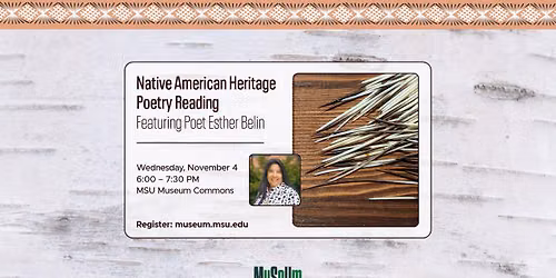 Native American Heritage Poetry Reading