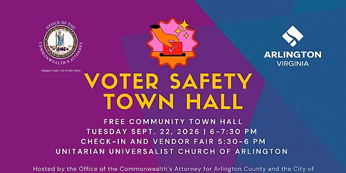 Voter Safety Community Town Hall