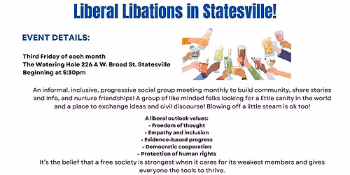Liberal Libations - Statesville Forward Together