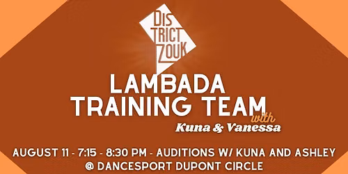 Lambada Training Team Auditions