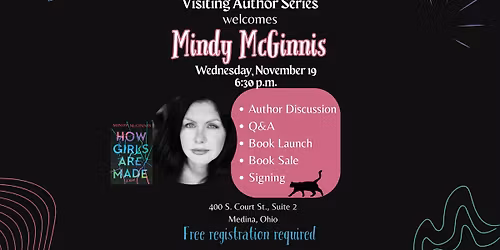 Mindy McGinnis, Author Visit @ Black Cat Books & Oddities