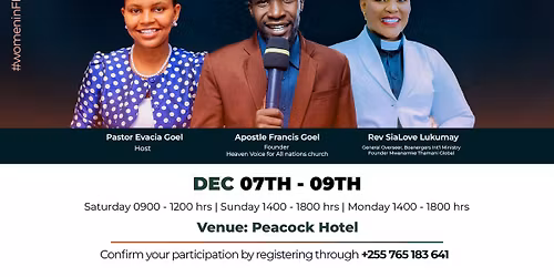 Women in the Office of Apostle, Prophet, Evangelist, Pastor & Teacher Summit