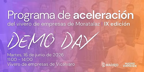 DEMO DAY | Programa de Aceleraci\u00f3n del Vivero de Empresas de Moratalaz