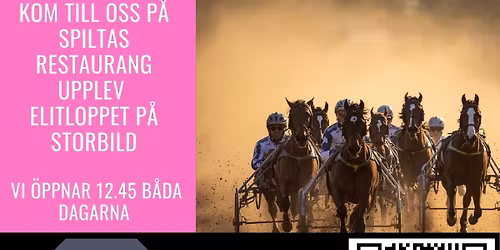 Elitloppshelgen p\u00e5 storbilds-TV p\u00e5 Spiltas