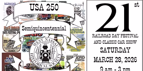 21st Railroad Day Festival and Classic Car Show