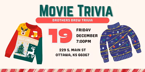 Ugly Sweater Party and Christmas Movie Trivia