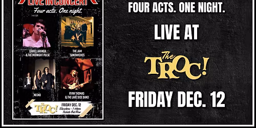 Daniel Aranda & The Midnight Pulse + The Jam Sandwiches + Necko + Ryan Thomas & The Lake Side Band