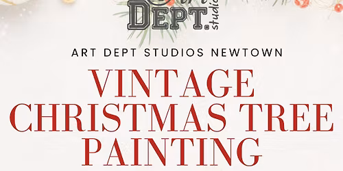 Pottery Painting Workshop NT - Vintage Christmas Trees