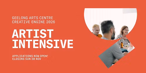 Applications for Creative Engine's Artist Intensive program are now open!