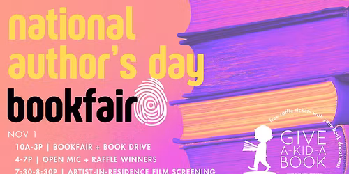 National Author's Day Bookfair