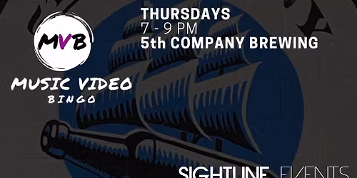 5th Company Brewing Music Video Bingo