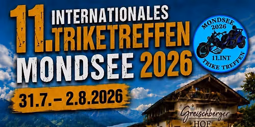11. Internationales Triketreffen Mondsee 2026