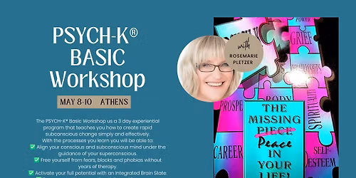 Athens Greece, PSYCH-K\u00ae Basic Workshop