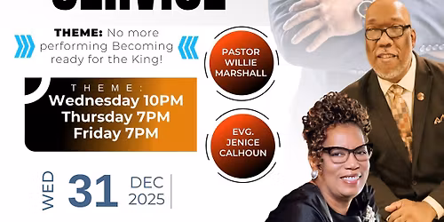 New Year\u2019s Eve service