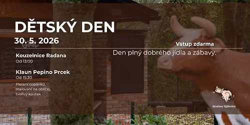 D\u011btsk\u00fd den s kouzelnic\u00ed Radanou a klaunem Pepinem se vstupem zdarma