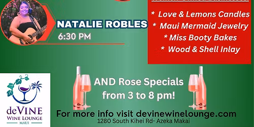 WOMEN ROCK- HOLIDAY! A Day to Recognize The Amazing Female Performers and Businesses on Maui!