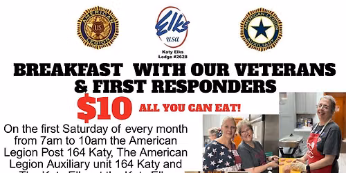 Breakfast with our veterans  & first responders