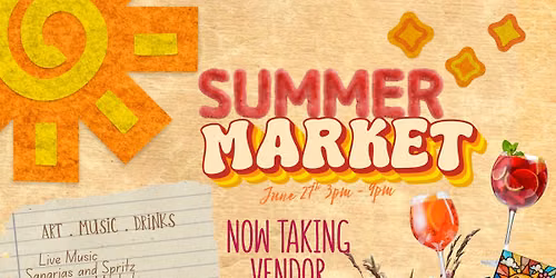 Summer Market at A Stroke of Genius