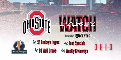 Ohio State Buckeye Football Watch Party