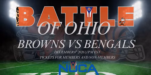 Battle of Ohio - Browns VS Bengals with NUCA of Ohio