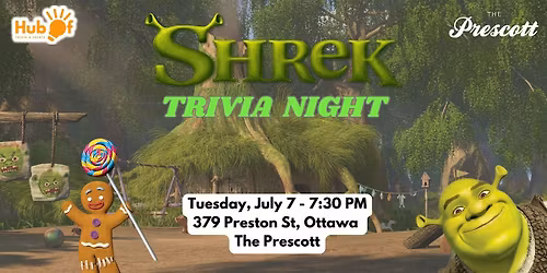 SHREK Trivia Night - The Prescott (Ottawa)