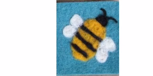Art Methods for Kids - Needle Felting Bumble Bee