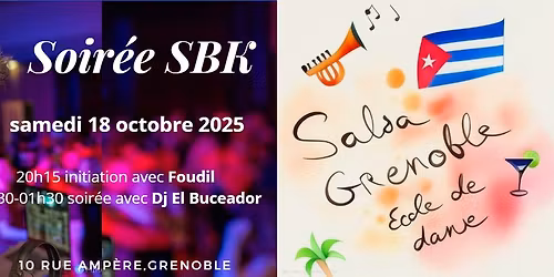 Soirée SALSA (y bachata/kizomba) à Salsa Grenoble