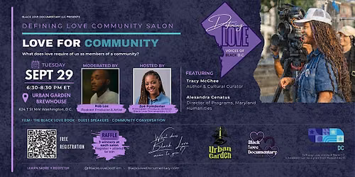 Defining Love Community Salon: Love for Community