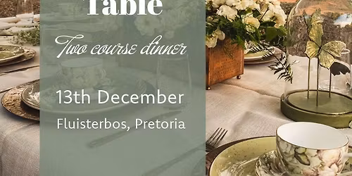 The Forest Table - Two course dinner