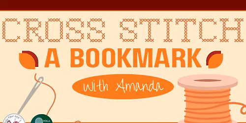 Cross Stitch a Bookmark with Amanda