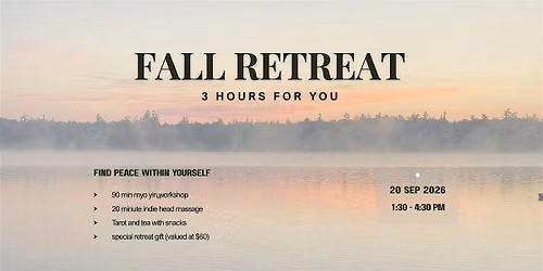 Autumn Equinox Day Retreat