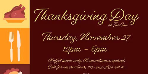 Thanksgiving Dinner at Washington Crossing Inn