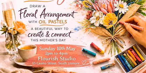 Mothers Day Bouquet in Oil Pastels \ud83c\udf89\ud83c\udfa8\ud83d\udc9c