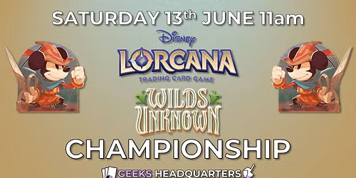Lorcana: Wilds Unknown Set Championship
