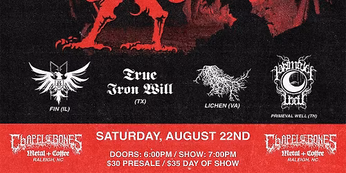 Abysmal Lord \/ FIN \/ True Iron Will \/ Primeval Well