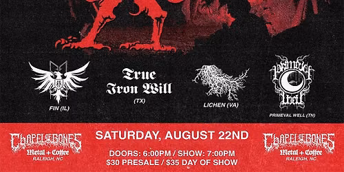 Abysmal Lord \/ FIN \/ True Iron Will \/ Primeval Well