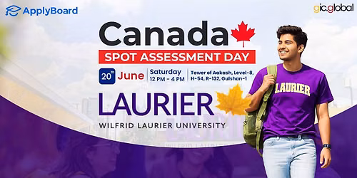 Canada Spot Assessment Day with Wilfrid Laurier University