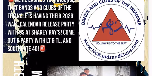 Southgate 40 Band & Bands and Clubs of the Triangle @ Shakey Ray\u2019s Tavern