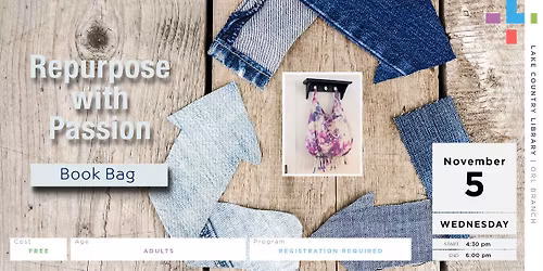 Repurpose with Passion - Book Bag